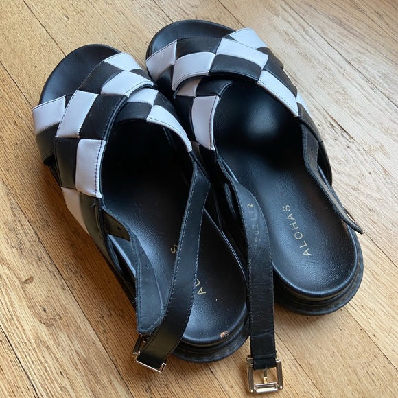 Alohas Sandals - Marshmallow Scacchi - Picture 2 of 3